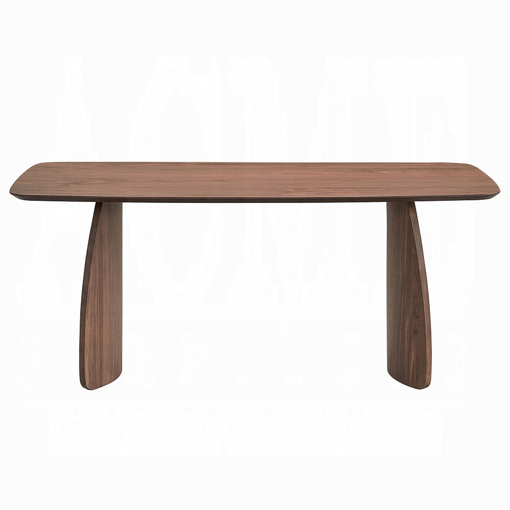 Acme DN04165-5PC 5 pc Hadasa walnut finish wood mid-century modern dining table set