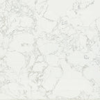 Acme DN04205-7PC 7 pc Zayn white finish pedestals rounded edge white marble top dining table set