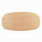 Ogin Light Oak & Travertine 87" 7-Piece Dining Table Set – DN07070-7PC