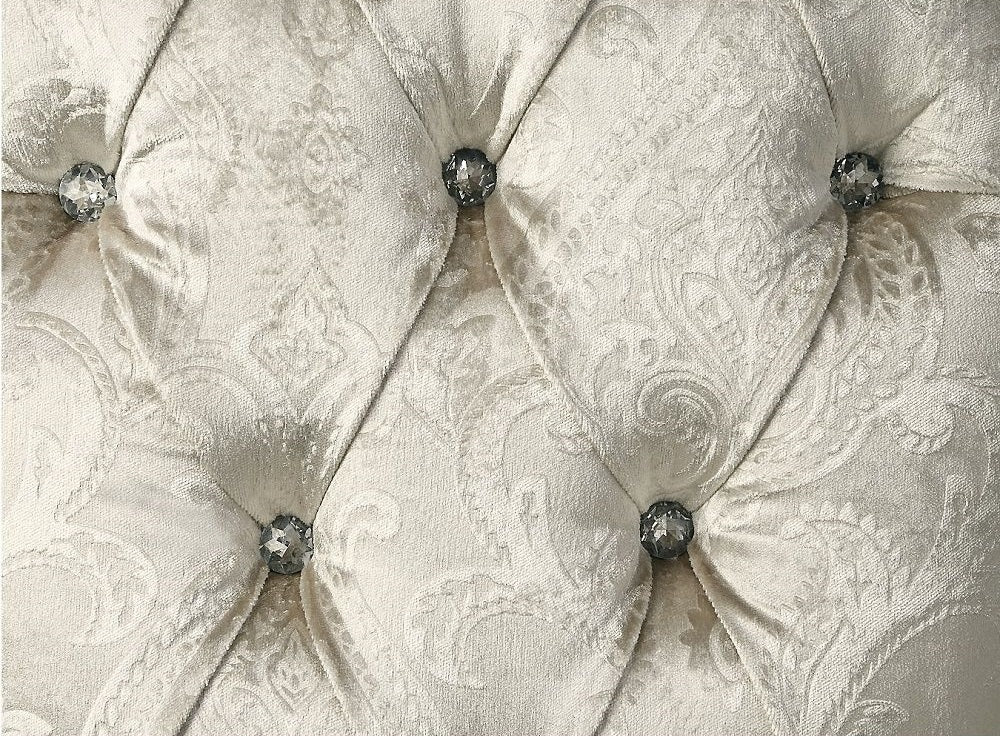 Acme DN60001 Set of 2 Desiderius antique gold finish wood 18th century french inspired baroque ornate high back throne dining chairs