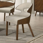 Hillerod Walnut Veneer Inlay Pedestal 59" Round Dining Table Set 5-Pc – FM32006WN-5PC