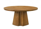 Orsino Walnut Veneer 59" Round Dining Table Set 5-Pc – FM32008WN-5PC