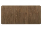 FM32011WN-T-7PC 7 pc Raissa walnut finish wood tapered legs rectangular mid-century modern dining table set