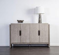 FM3597GY-SV  Vestby stone grey finish wood dining server sideboard buffet cabinet