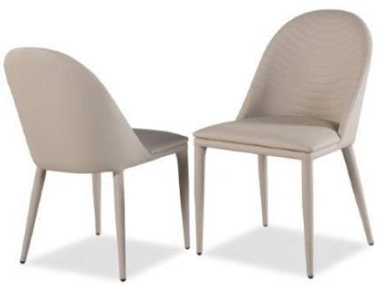 FM3700BR-7PC 7 pc Lenvik brown powder coated base and white ceramic top modern dining table set