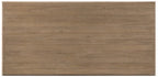 FM39000AK-7PC 7 pc Chesapeake light white wash finish wood modern farmhouse style dining table set