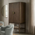Clarksburg Mid-Century Modern Curio Storage Cabinet – FM39018WN-CR