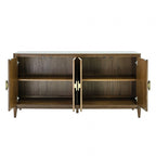 FM39018WN-SV Clarksburg walnut finish wood mid-century modern buffet sideboard server cabinet
