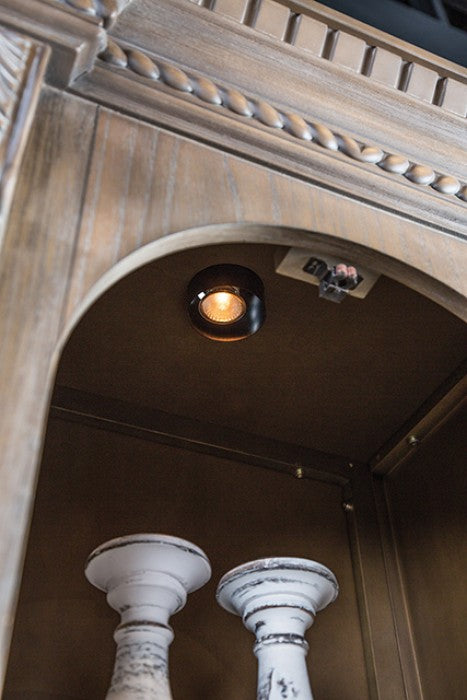 FM5418AK-TV-3PC 3 pc Seven oaks traditional style weathered oak finish wood entertainment center