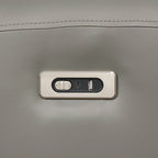 FM6012GY-PM-2PC 2 pc Schleiren grey leatherette power motion sofa and love seat set recliner ends