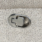 FM6013LG-2PC 2 pc Sandbach light gray fabric sofa and love seat with recliners on each end cup console