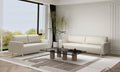 FM61000WH-2PC 2 pc A&J homes studio Elverum off-white boucle fabric sofa and love seat set