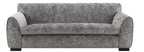 FM61005GY-2PC 2 pc Severo grey velvet chenille fabric mid century sofa and love seat set