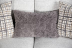 FM61112WH 2 pc Turnham white fabric sofa and love seat set sloped track arms