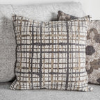 FM61112WH 2 pc Turnham white fabric sofa and love seat set sloped track arms