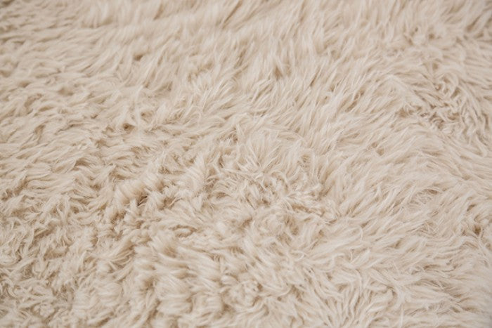 FM62102BG-6PC 6 pc Nappi beige faux fur modular sectional sofa compressed foam design