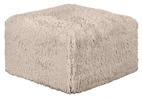 FM62102TP-6PC 6 pc Nappi taupe faux fur modular sectional sofa compressed foam design
