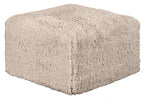 FM62102TP-6PC 6 pc Nappi taupe faux fur modular sectional sofa compressed foam design