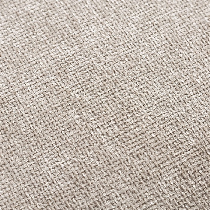 FM63007LB-LC 2 pc Gladbach light brown cotton chenille fabric mid century sectional sofa with extendable back rest