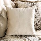 FM65004BG 2 pc Yucatan beige fabric traditional sofa and love seat set dark cherry wood trim