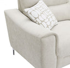 Desta Light Taupe Brown Herringbone Fabric Sofa and Love Seat Set – FM67013TUBR-2PC