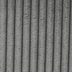 FM6964DG 2 pc Yves dark grey corduroy fabric sectional sofa set with reversible storage chaise pull out sleep area