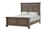 FM7702DB-4PC 4 pc Huddersfield dark walnut finish wood paneled look queen bedroom set