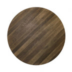 FOA3787RT-5PC 5 pc Loon peak oilton marina dark walnut finish wood round top dining table set