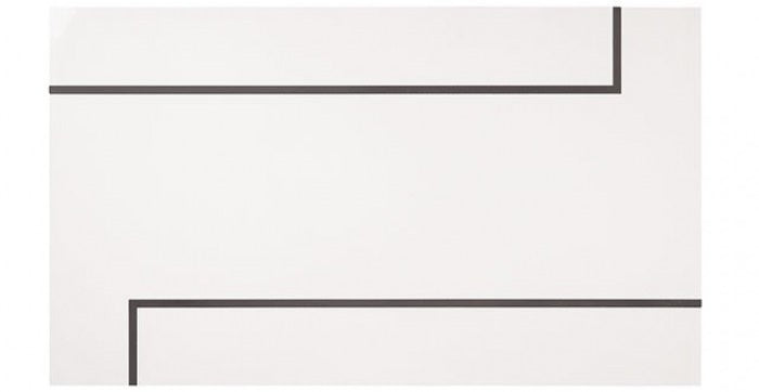 FOA3799T-7PC 7 pc Canora grey alisha black and white finish mid century modern dining table set