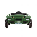 FOA7724GR Hokku designs randlar green jeep 4 X 4 off road SUV design twin size kids bed w/ LED lights and sounds