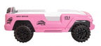 FOA7724PK Hokku designs randlar pink jeep 4 X 4 off road SUV design twin size kids bed w/ LED lights and sounds