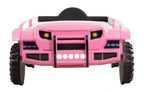 FOA7724PK Hokku designs randlar pink jeep 4 X 4 off road SUV design twin size kids bed w/ LED lights and sounds