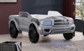 FOA7725GY Hokku designs roverton Grey off road racing truck style jeep design twin size kids bed w/ LED lights