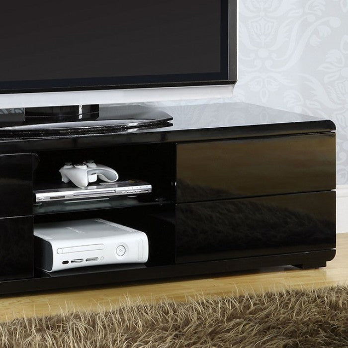 CM5530BK-TV Cerro modern style black high gloss tv stand