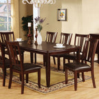 CM3336T-9PC 9 pc Red barrel studio birchover edgewood i dark espresso wood finish dining table set