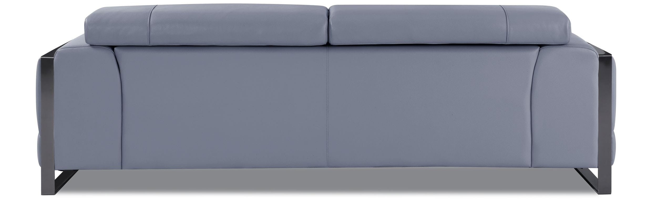 Global United 903LT-BLUE-2PC 2 pc Orren ellis luigi light blue italian leather sofa and love seat set