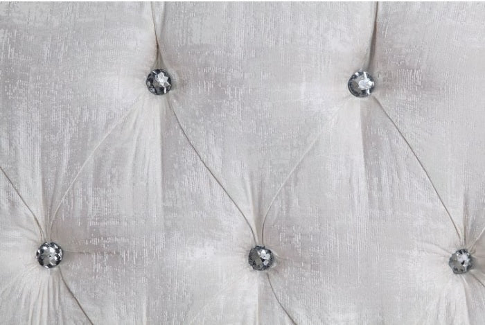 Acme LV00251-52 2 pc Astoria grand ullrich nurmive beige fabric wood trim cabriole style sofa and love seat set