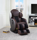 Acme LV00569 Pacari chocolate faux leather zero gravity 2D massaging recliner chair