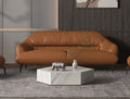 Acme LV00937 Skyline decor Leonia Mi Place modern cognac color top grain leather sofa