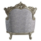 Acme LV01782 Astoria grand Miliani antique bronze finish wood french inspired high back chair with ornate accents