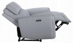 Acme LV03335-36 2 pc Jeromie grey faux leather power motion sofa and love seat set recliner ends USB plugs