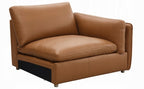 Acme LV03370 5 pc Brighton tan top grain leather upholstered modular sectional sofa set