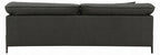 Acme LV04510-11 2 pc Tadi black top grain leather sofa and love seat set with feather down cushions