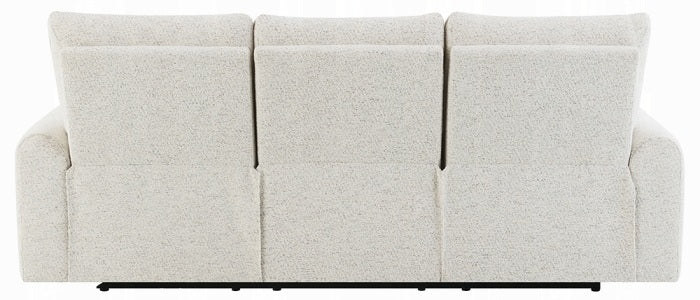 Acme LV04780-81 2 pc Lalisa cream chenille power motion recliner ends sofa and love seat set with USB plugs