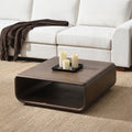 Lanza Dark Walnut Mid-Century Modern Coffee Table – LV05335
