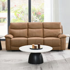 Acme LV05870-71  2 pc Chavis brown faux leather sofa and love seat set power motion recliner ends and power headrests