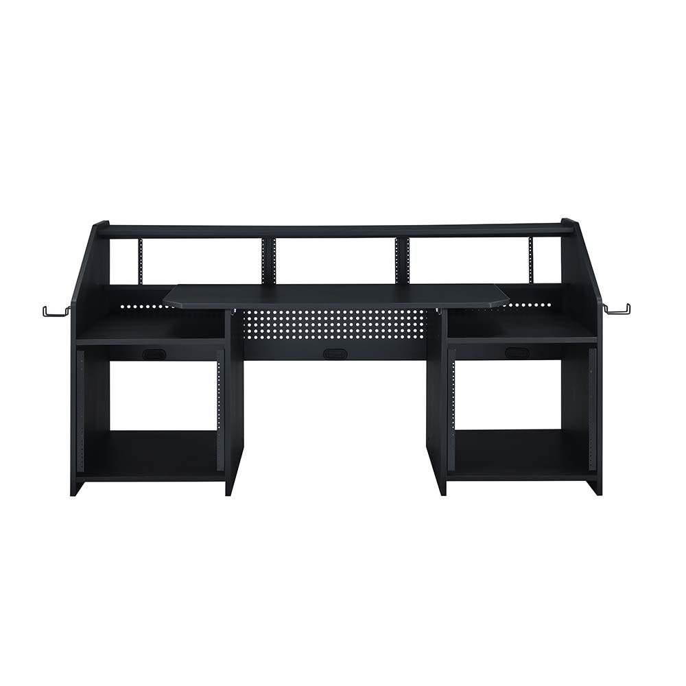 Acme OF00993 Inbox zero denah Annette black finish wood gaming