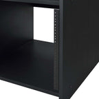 Acme OF00993 Inbox zero denah Annette black finish wood gaming table station music studio desk