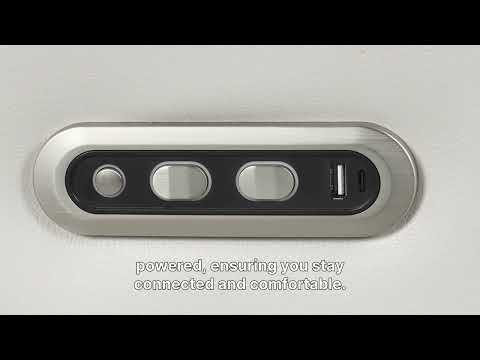 3 pc Lacrosse ice faux leather power motion sectional sofa with LED , USB charging, cup holders Bluetooth speakers