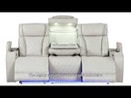 Fortuner Ice Faux Leather 2-Piece Power Motion Sofa and Love Seat with Massage, LED, Wireless Charging & Bluetooth – Matrix
